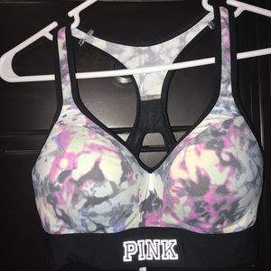 PINK push-up sports bra